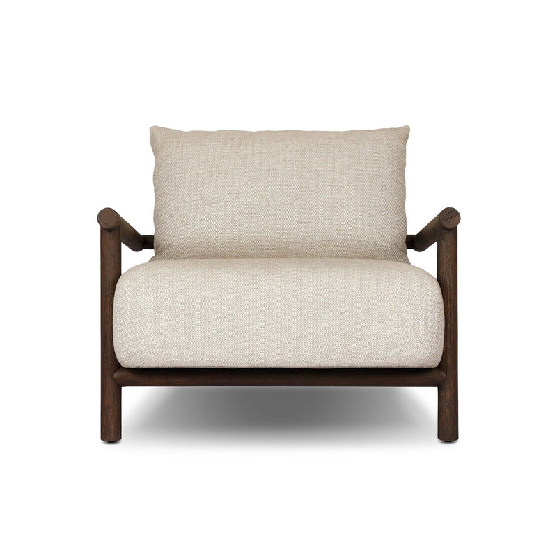 Cardiff Outdoor Chair - Stained Saddle Brown-fsc