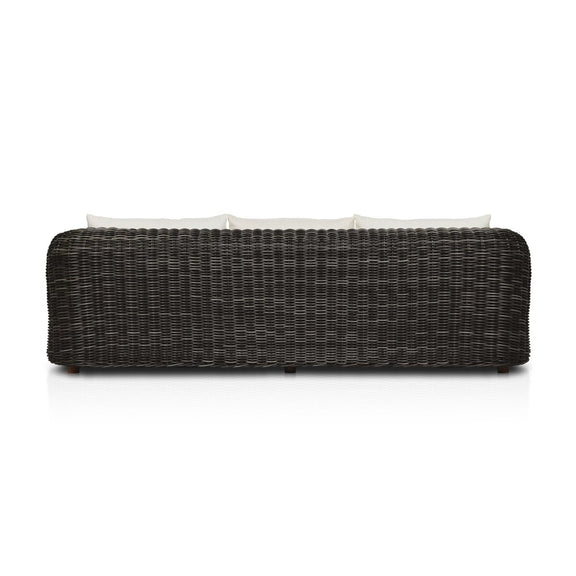 Messina Outdoor Sofa - Chunky Charcoal Woven