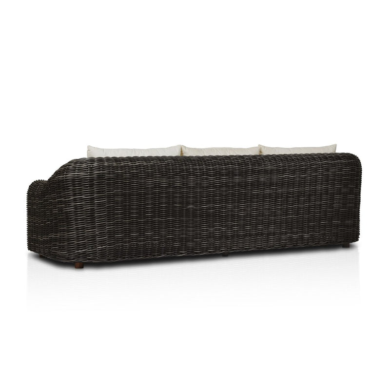 Messina Outdoor Sofa - Chunky Charcoal Woven