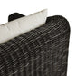 Messina Outdoor Sofa - Chunky Charcoal Woven