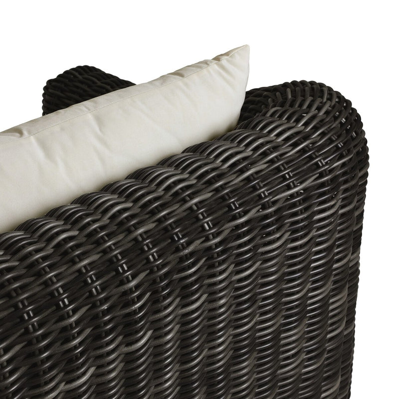 Messina Outdoor Sofa - Chunky Charcoal Woven
