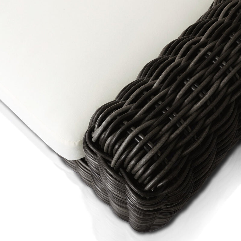 Messina Outdoor Sofa - Chunky Charcoal Woven