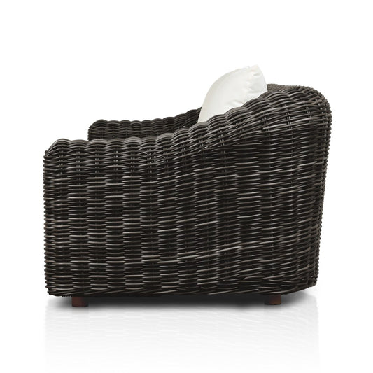 Messina Outdoor Sofa - Chunky Charcoal Woven