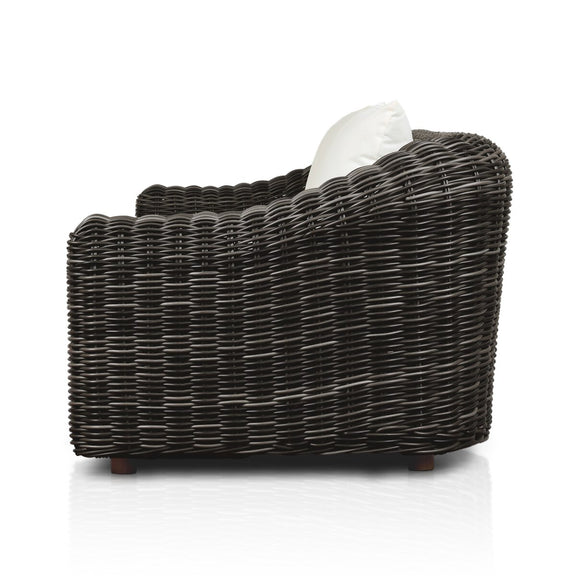 Messina Outdoor Sofa - Chunky Charcoal Woven