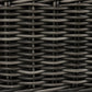 Messina Outdoor Chaise Lounge - Chunky Charcoal Woven