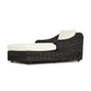 Messina Outdoor Chaise Lounge - Chunky Charcoal Woven