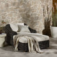 Messina Outdoor Chaise Lounge - Chunky Charcoal Woven