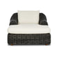 Messina Outdoor Chaise Lounge - Chunky Charcoal Woven