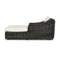 Messina Outdoor Chaise Lounge - Chunky Charcoal Woven