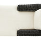 Messina Outdoor Chaise Lounge - Chunky Charcoal Woven