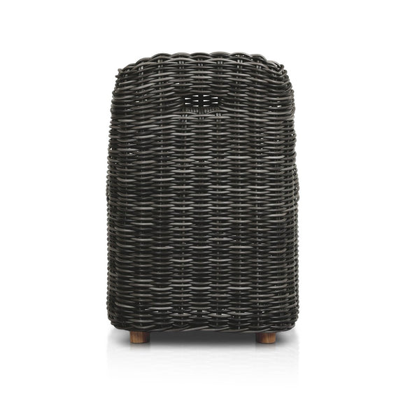 Messina Outdoor Dining Chair - Chunky Charcoal Woven