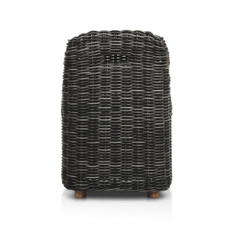 Messina Outdoor Dining Chair - Chunky Charcoal Woven