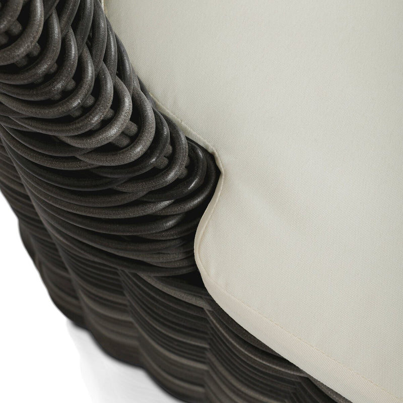 Messina Outdoor Dining Chair - Chunky Charcoal Woven
