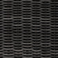 Messina Outdoor Dining Chair - Chunky Charcoal Woven