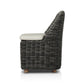 Messina Outdoor Dining Chair - Chunky Charcoal Woven