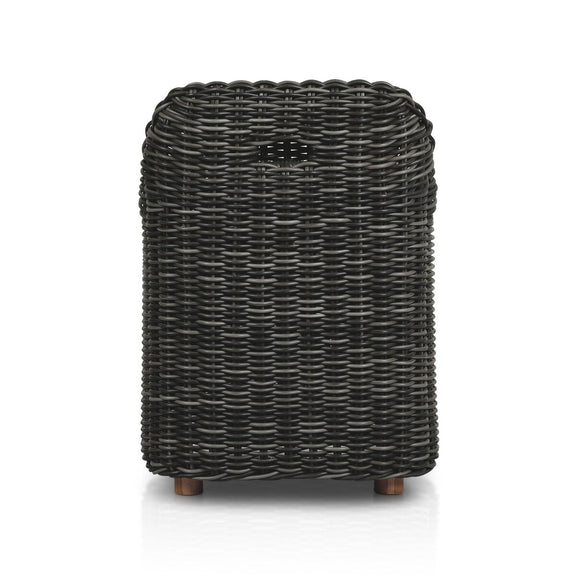 Messina Outdoor Dining Armchair - Chunky Charcoal Woven