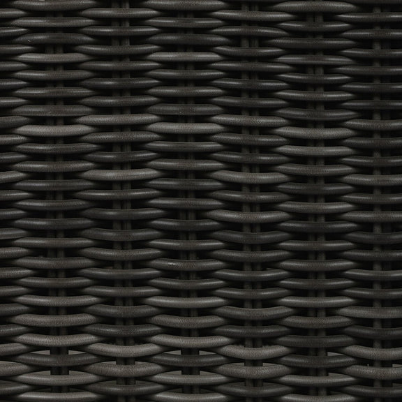 Messina Outdoor Dining Armchair - Chunky Charcoal Woven