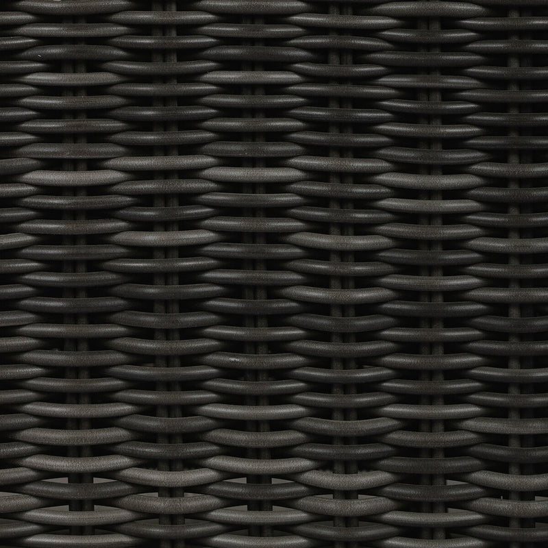 Messina Outdoor Dining Armchair - Chunky Charcoal Woven