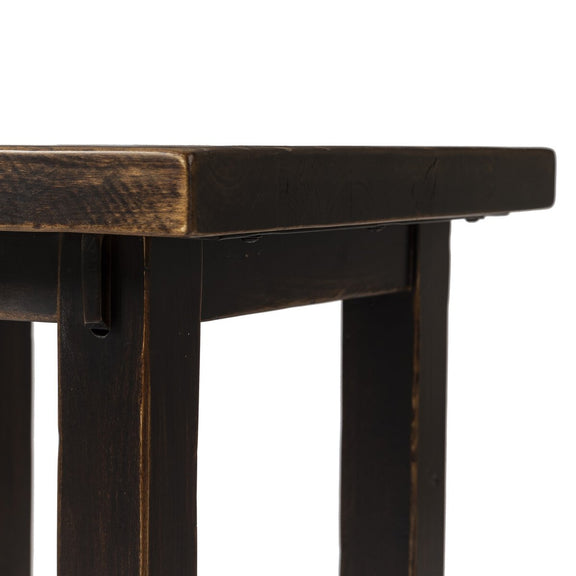 Rinda End Table - Distressed Walnut