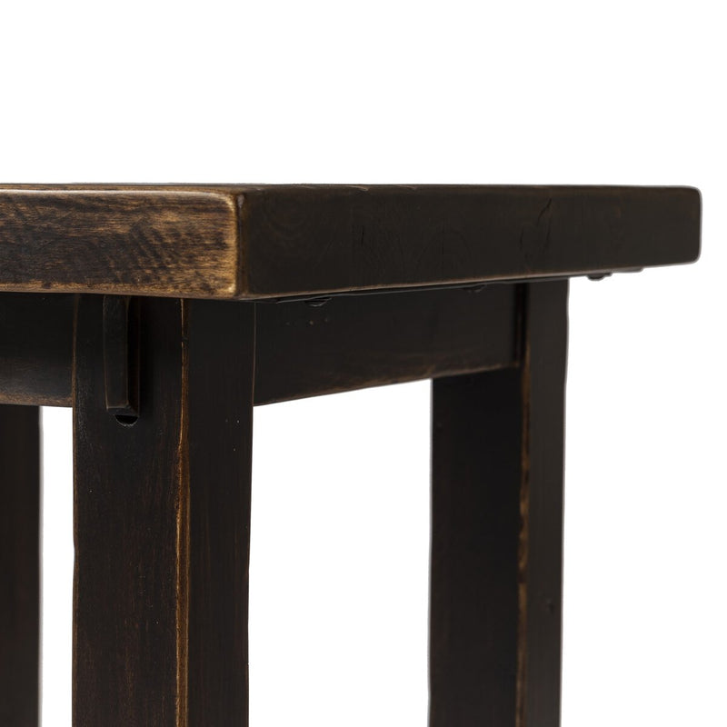 Rinda End Table - Distressed Walnut
