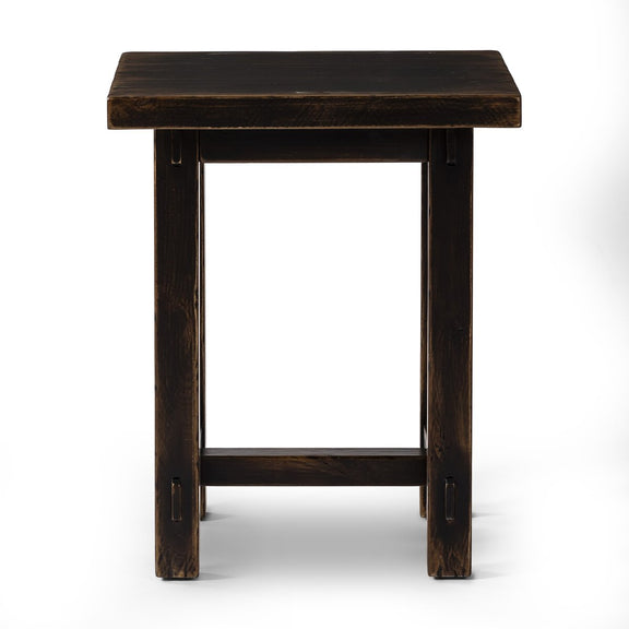 Rinda End Table - Distressed Walnut