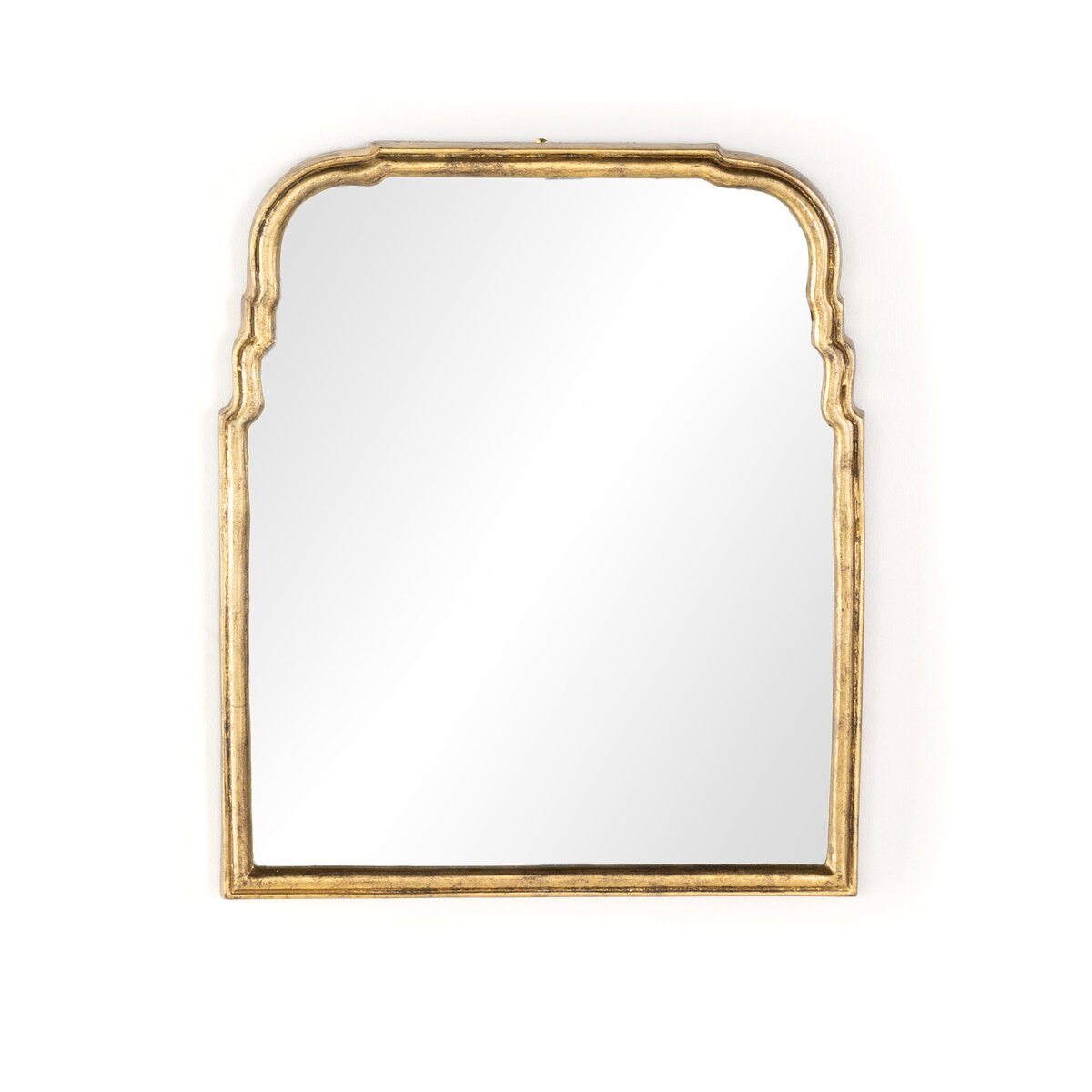 Loire Mirror - Antiqued Gold Leaf
