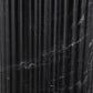 Oranda End Table - Black Scalloped Marble
