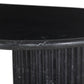 Oranda Coffee Table - Black Scalloped Marble
