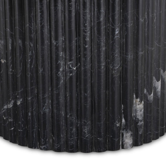 Oranda Coffee Table - Black Scalloped Marble