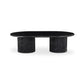 Oranda Coffee Table - Black Scalloped Marble