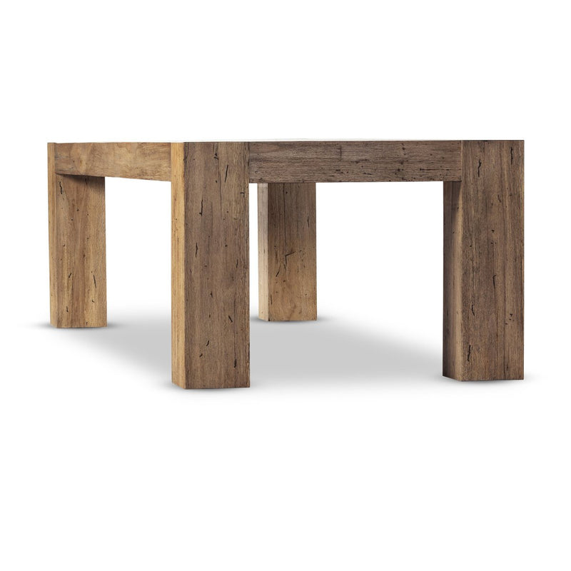 Abaso Dining Table - Rustic Wormwood Oak
