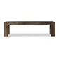 Abaso Dining Table - Ebony Rustic Wormwood Oak