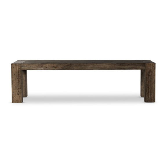 Abaso Dining Table - Ebony Rustic Wormwood Oak