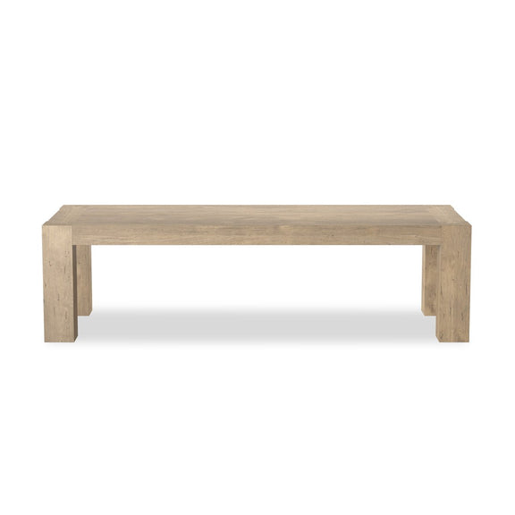 Abaso Dining Table - Whitewash Rustic Wormwood Oak