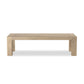 Abaso Dining Table - Whitewash Rustic Wormwood Oak