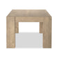 Abaso Dining Table - Whitewash Rustic Wormwood Oak
