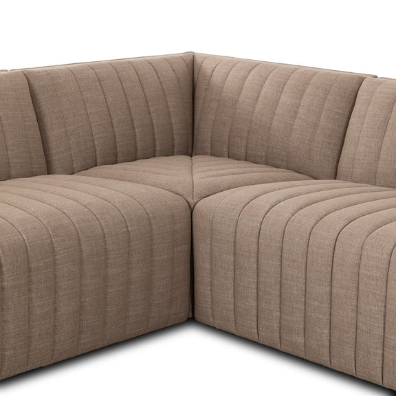 Augustine 3-Piece Sectional - Crypton Nomad Taupe