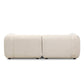 Nara 2-Piece Media Lounger - Crypton Nomad Snow
