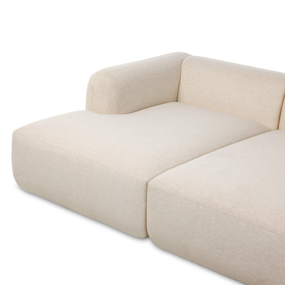 Nara 2-Piece Media Lounger - Crypton Nomad Snow