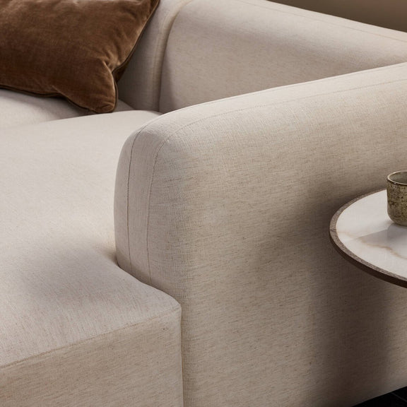 Nara 2-Piece Media Lounger - Crypton Nomad Snow