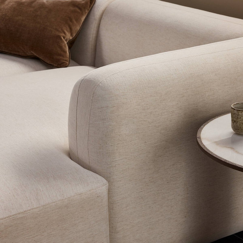 Nara 2-Piece Media Lounger - Crypton Nomad Snow