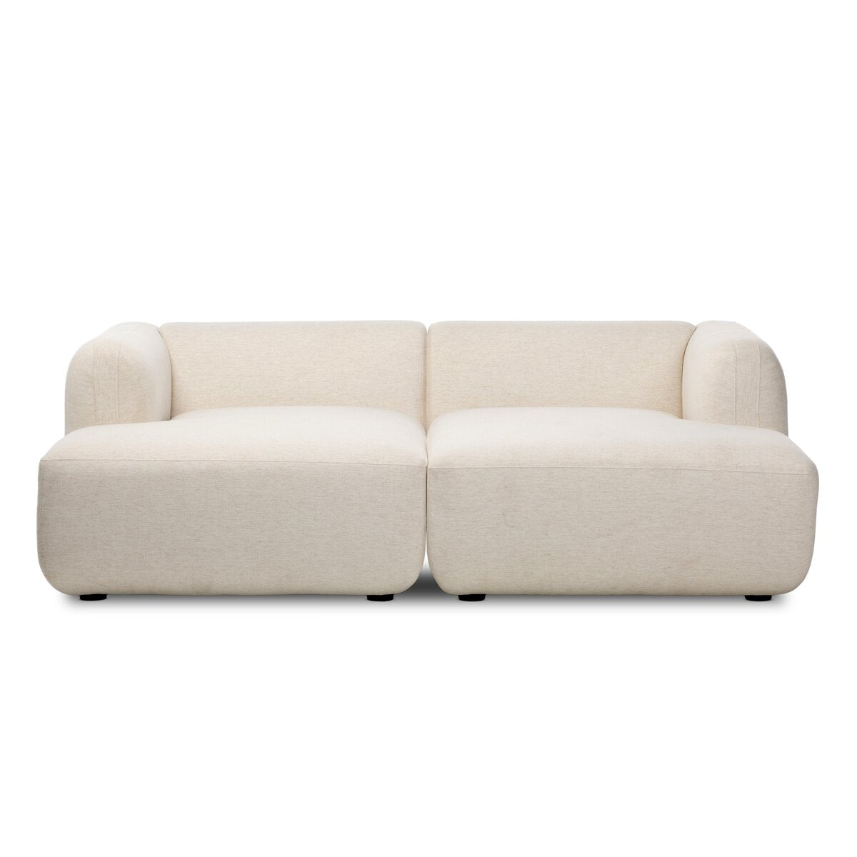 Nara 2-Piece Media Lounger - Crypton Nomad Snow