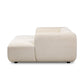 Nara 2-Piece Media Lounger - Crypton Nomad Snow