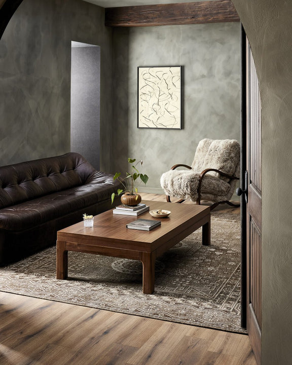 Arturo Coffee Table - Natural Walnut Veneer
