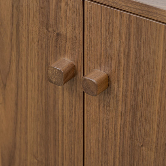 Arturo Media Console - Natural Walnut Veneer