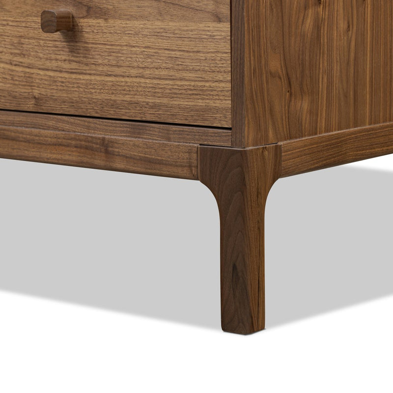 Arturo Media Console - Natural Walnut Veneer
