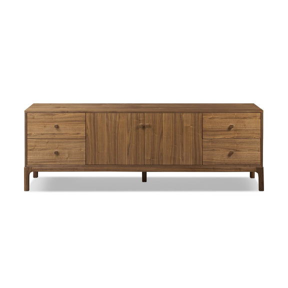 Arturo Media Console - Natural Walnut Veneer
