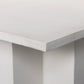 Terrell Outdoor Coffee Table - Matte White Cast Aluminum