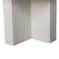 Terrell Outdoor Coffee Table - Matte White Cast Aluminum
