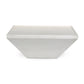 Drake Outdoor Coffee Table - Matte White Cast Aluminum